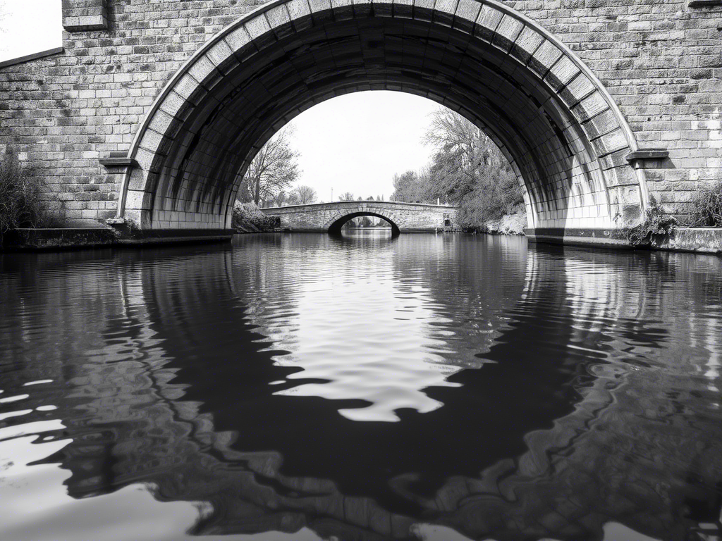 Elegant Stone Arch Bridge Reflection