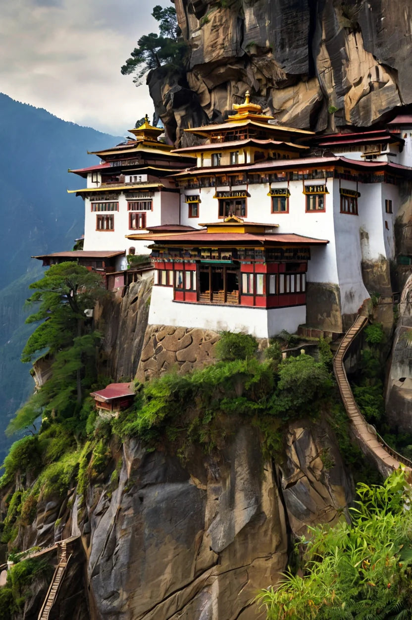 Thiksey Monastery Majesty – Himalayan Buddhist Fortress at Dawn