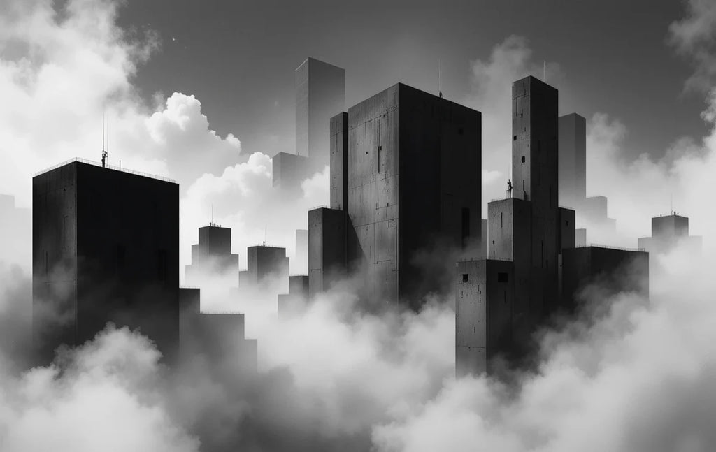 Repetitive high-rise building facade