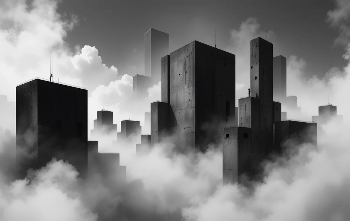 Repetitive high-rise building facade