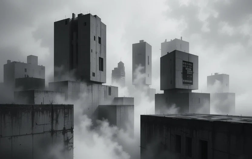 Repetitive high-rise building facade