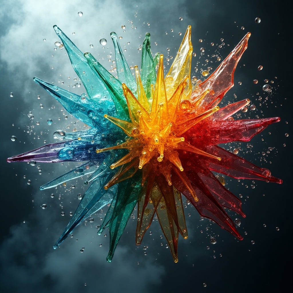 Melting Rainbow Paint Drip – Colorful Liquid Abstract Wallpaper