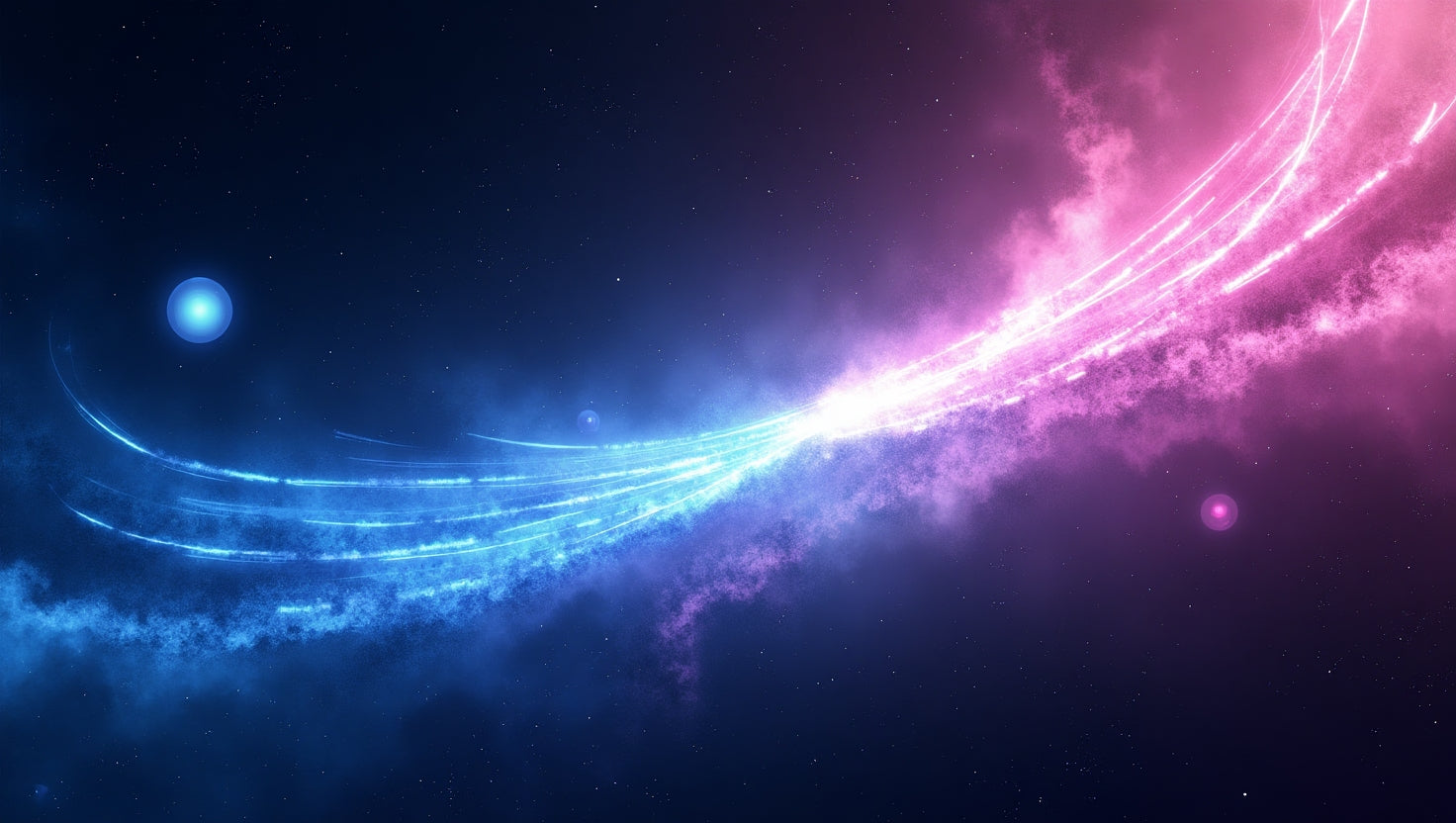 Shattered Glass Rainbow Burst - Abstract Art Print