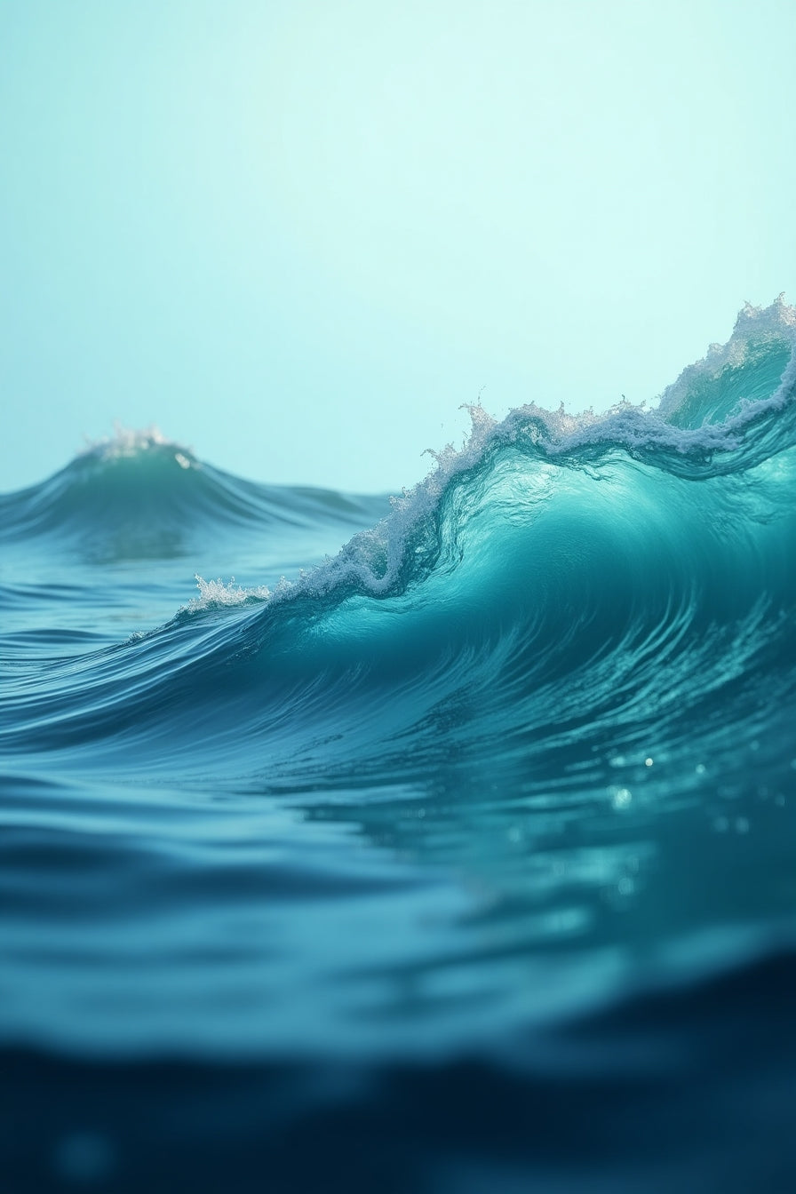 Cosmic Aurora Flow – Neon Space Energy Wave Art