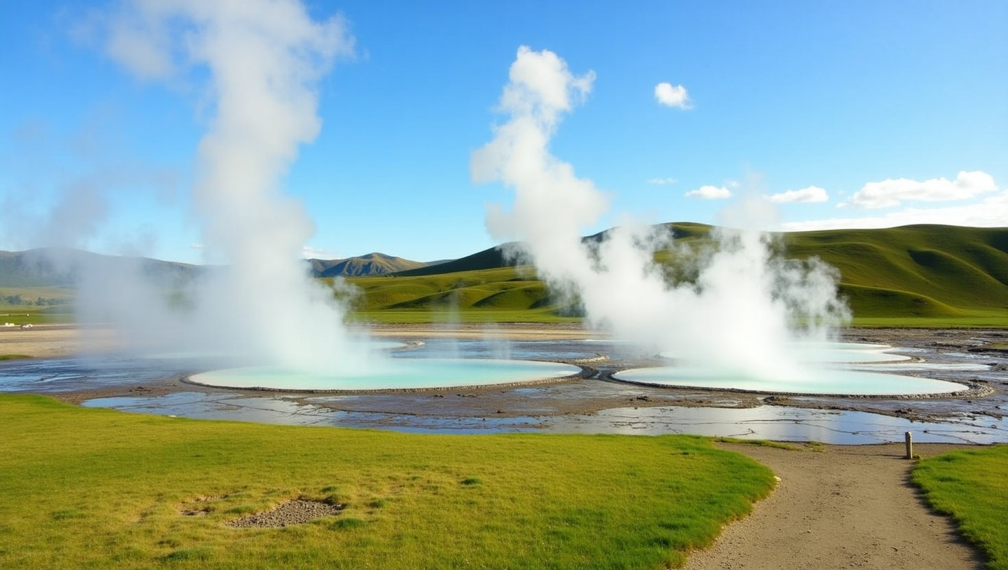 Steaming Geothermal Pools in Green Valley My Store
