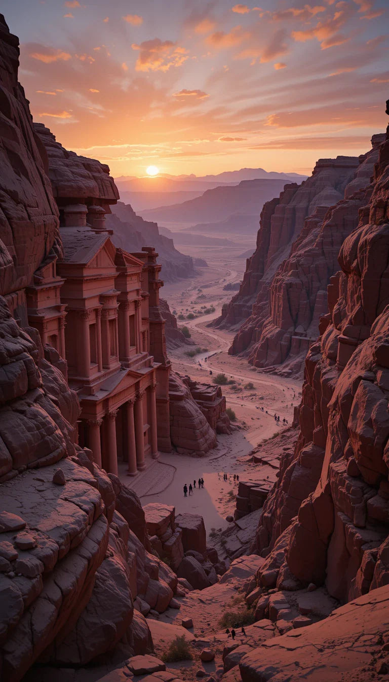 PETRA VALLEY SUNSET