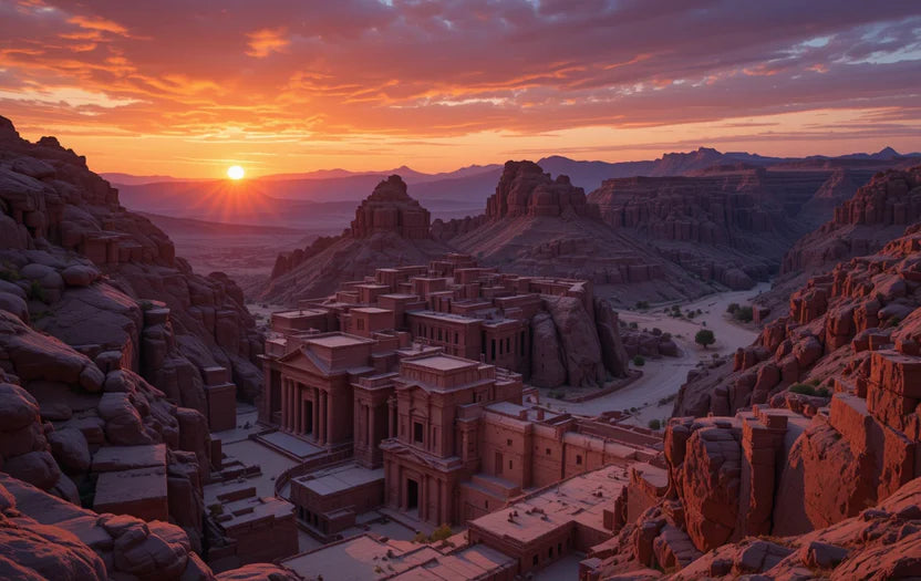 PETRA VALLEY SUNSET