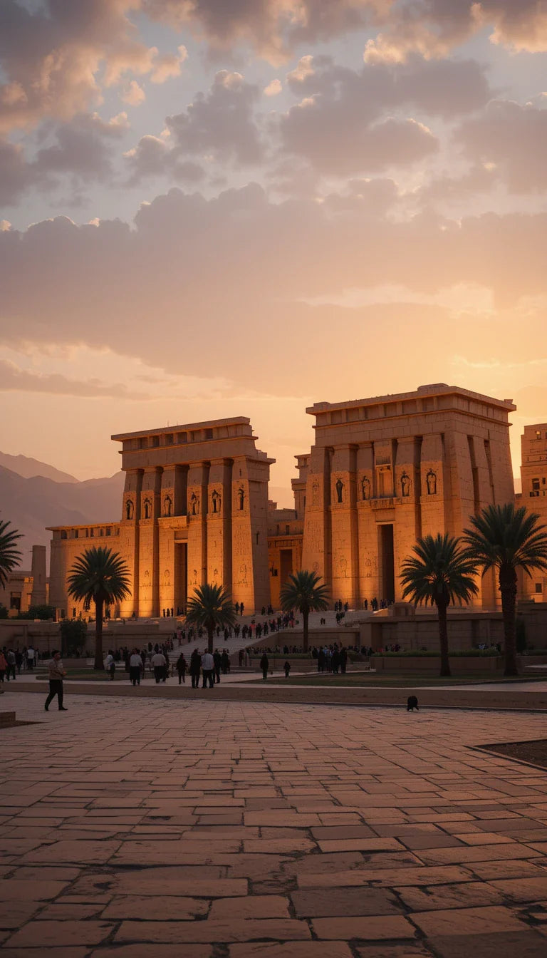 ABU SIMBLE TEMPLE TWILIGHT