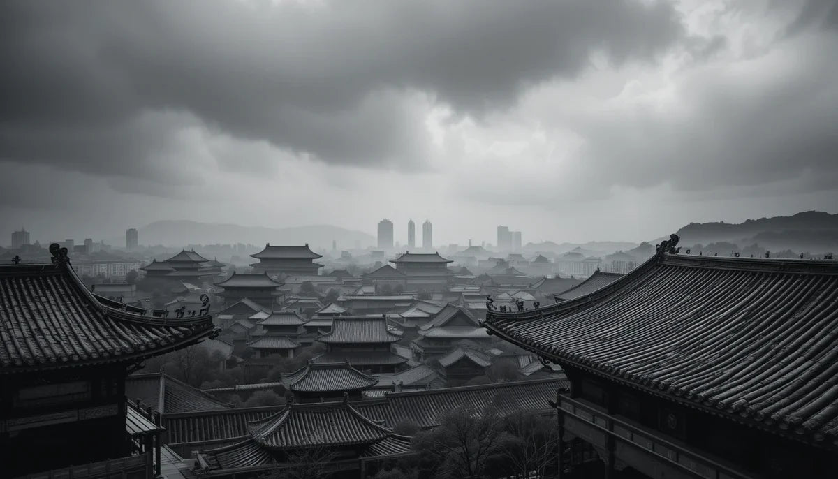 Florence Duomo Dome Detail - Timeless Black and White Renaissance Cathedral Art Print, Italy