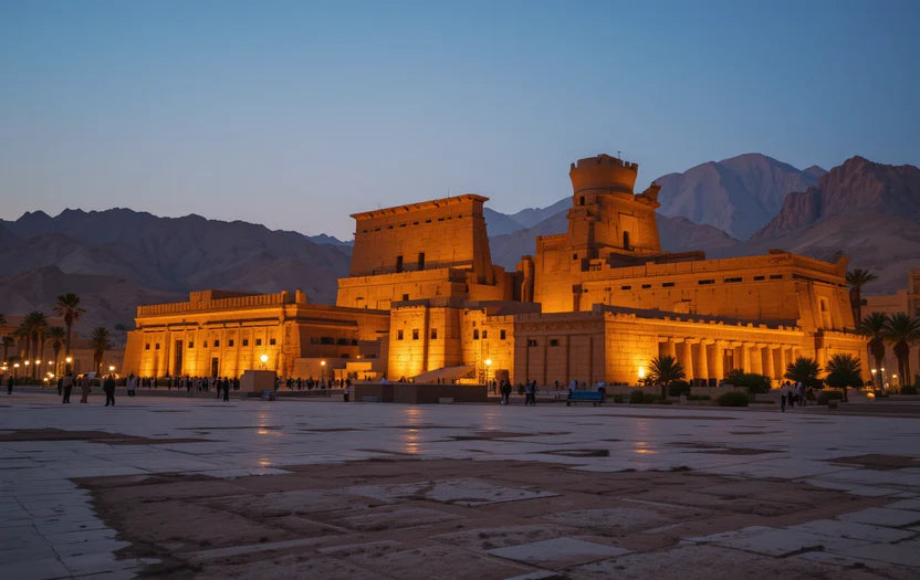 ABU SIMBLE TEMPLE TWILIGHT