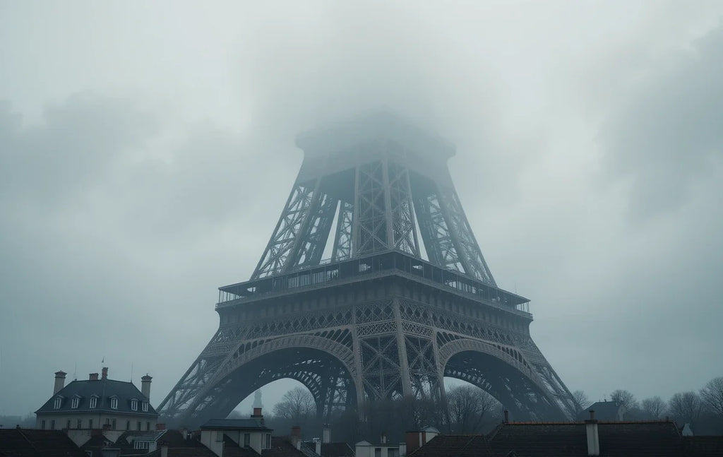 Eiffel Tower in Fog