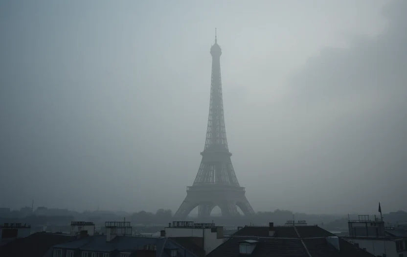 Eiffel Tower in Fog