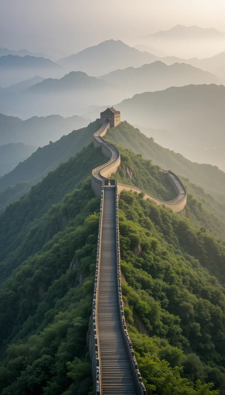 GREAT WALL IN THE MIST