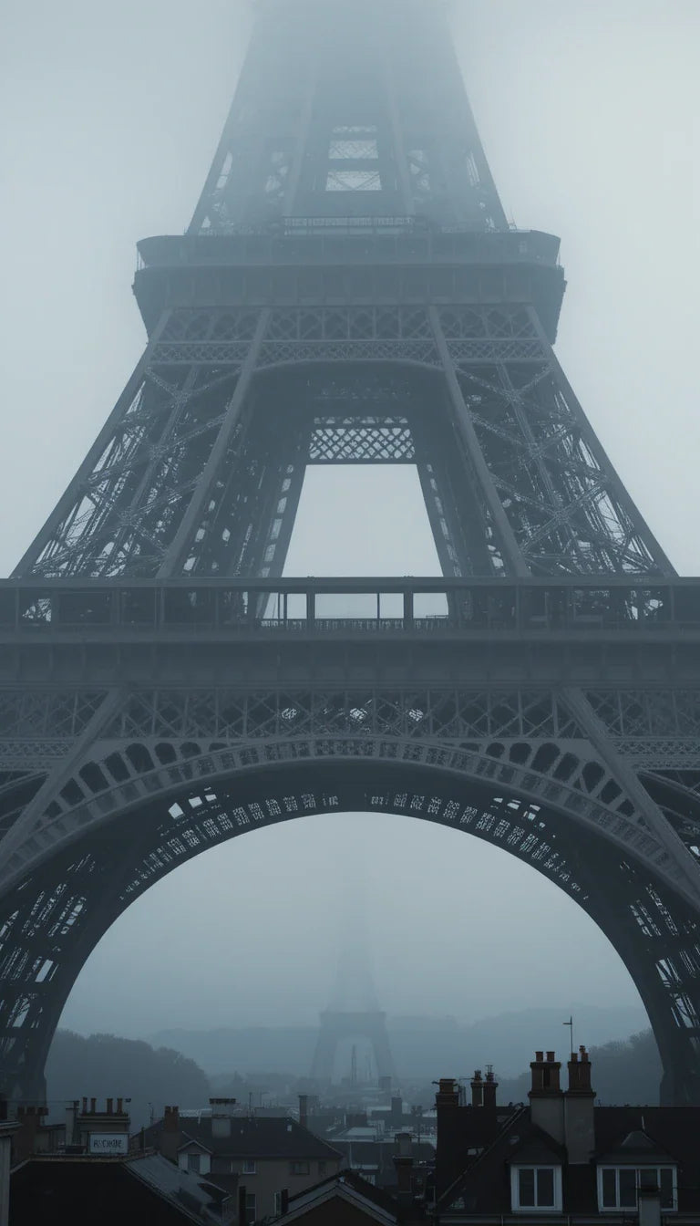 Eiffel Tower in Fog