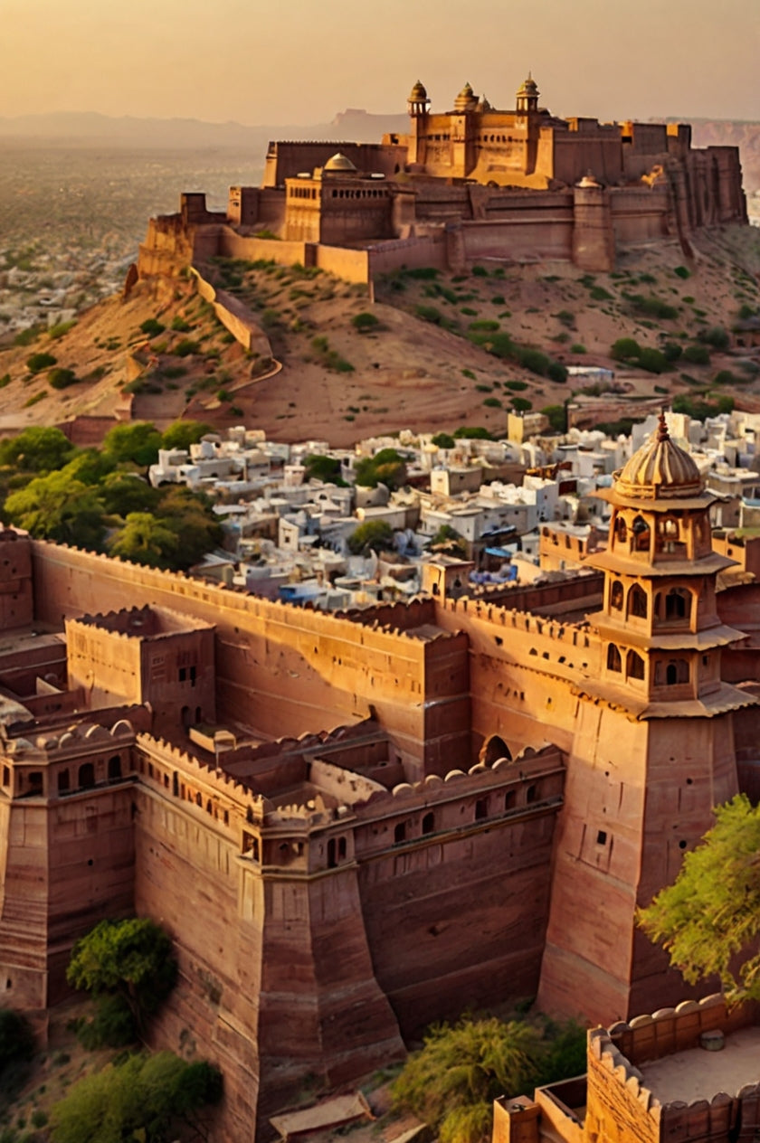 Mehrangarh Fort – The Crimson King Rising Above the Blue City