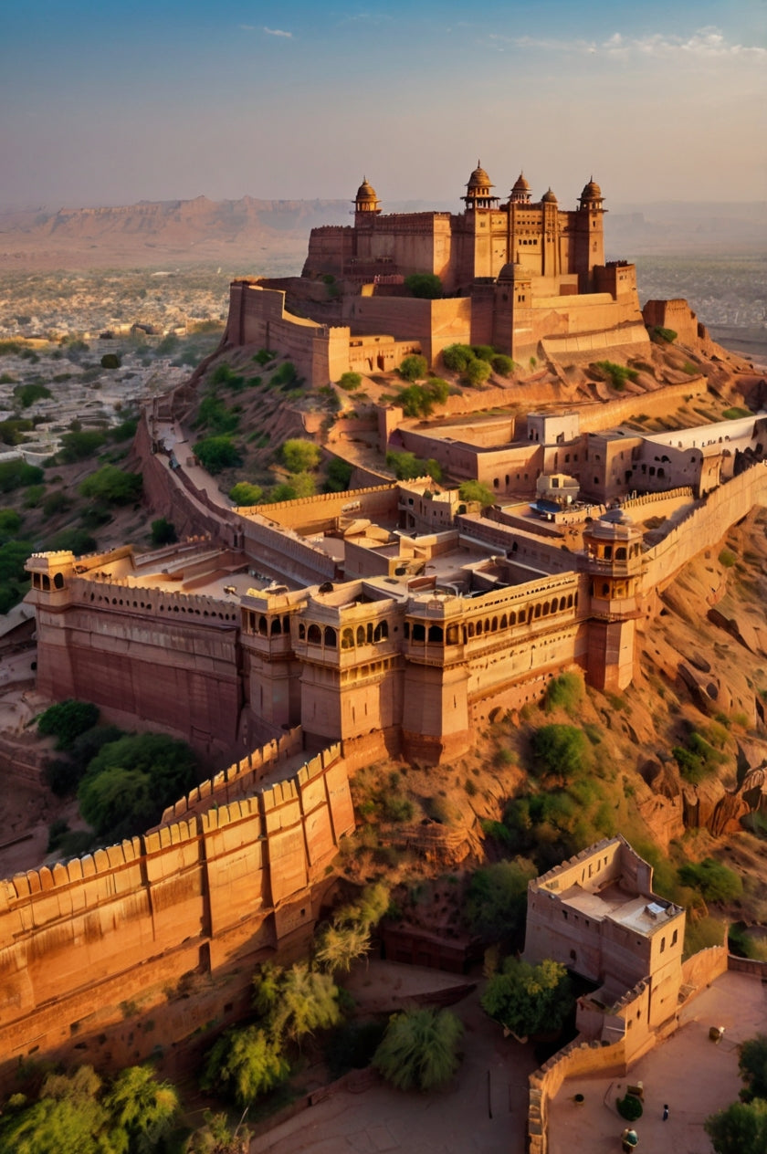 Mehrangarh Fort – The Crimson King Rising Above the Blue City
