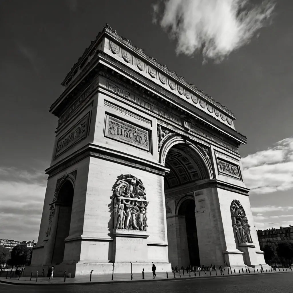 Black and white focus on Paris - My Store
