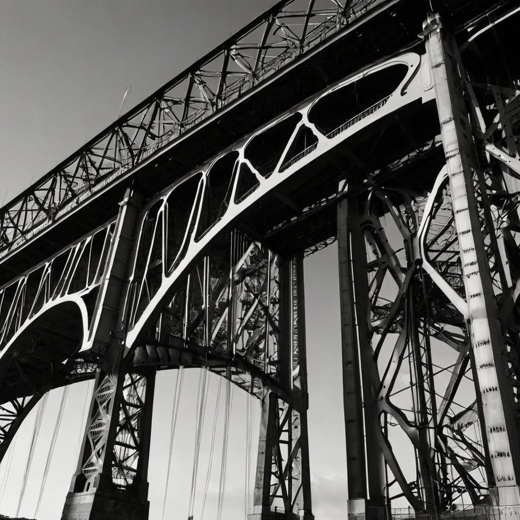 Dramatic Black & White George Washington Bridge