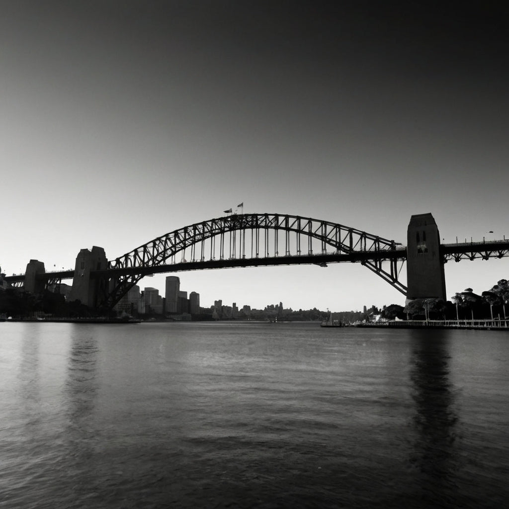 Dramatic Black & White George Washington Bridge