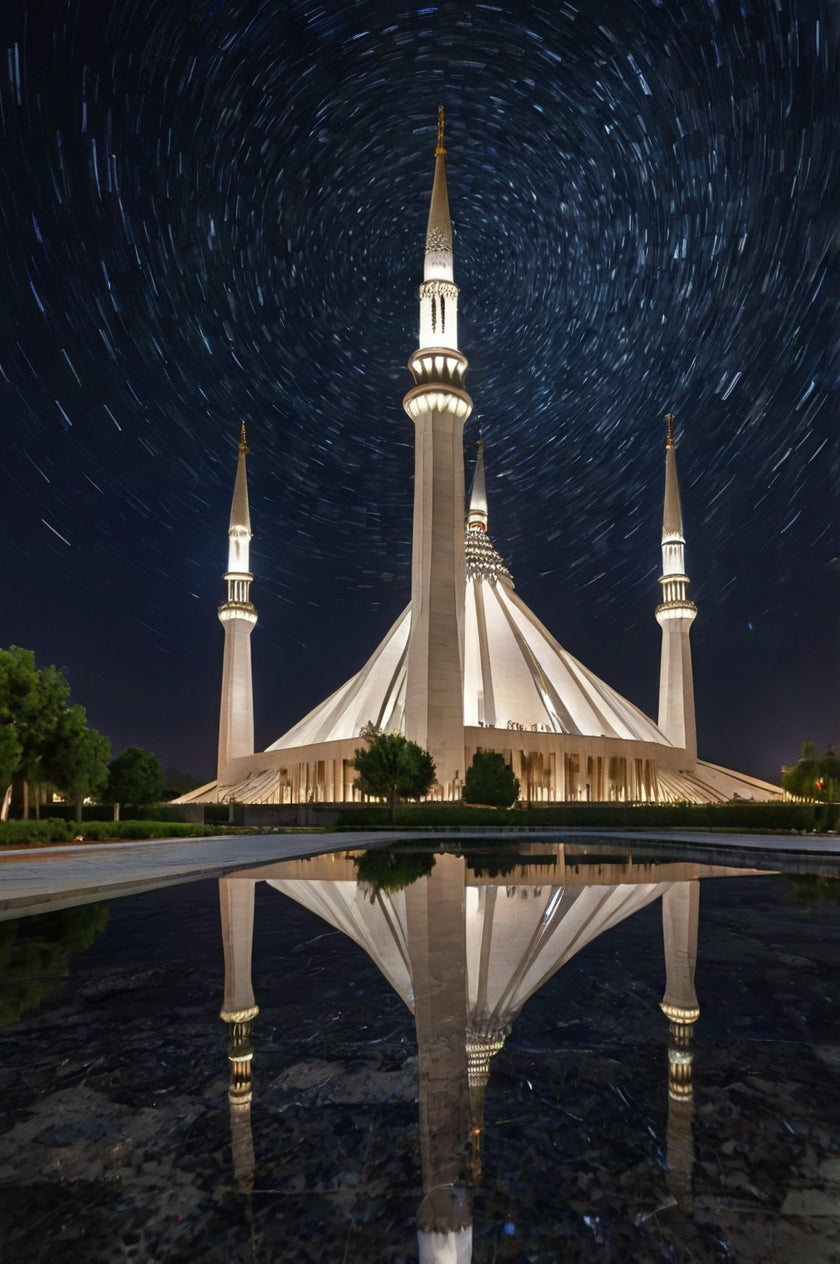 Sheikh Zayed Grand Mosque – Celestial Light Over Abu Dhabi