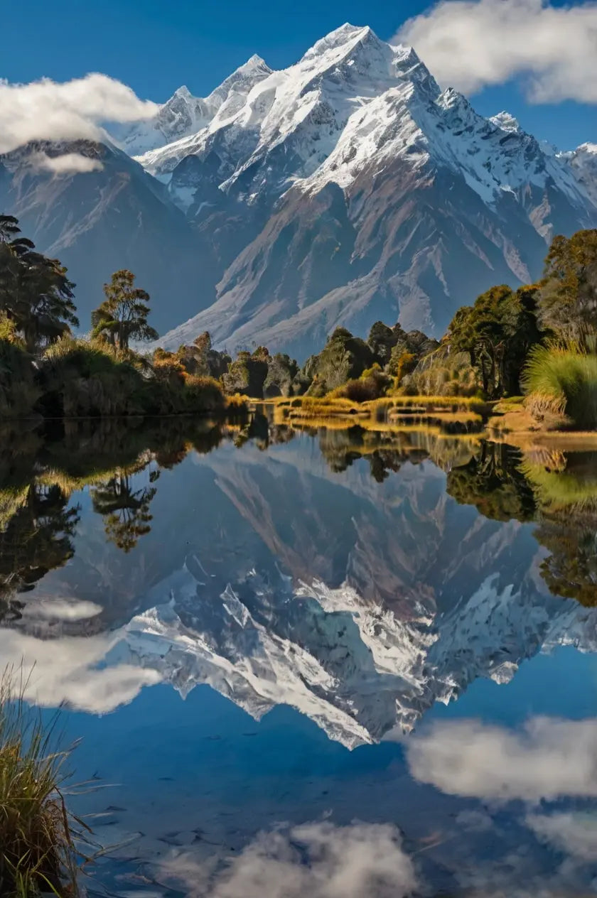Majestic Glacier Photo - Icy Blue Wilderness My Store