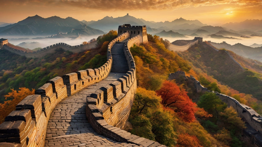 Sunrise Over the Great Wall My Store