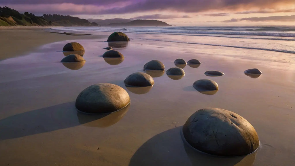 Vivid Sunset Lake Print - Mountain Reflection My Store