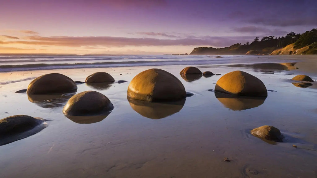 Vivid Sunset Lake Print - Mountain Reflection My Store