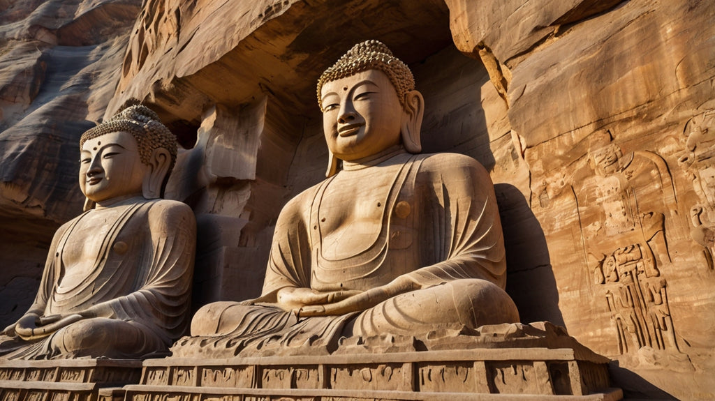 Bamiyan Buddhas – Eternal Serenity Carved in Sandstone