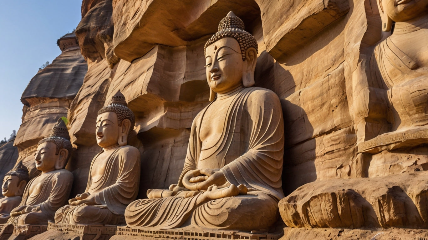 Bamiyan Buddhas – Eternal Serenity Carved in Sandstone