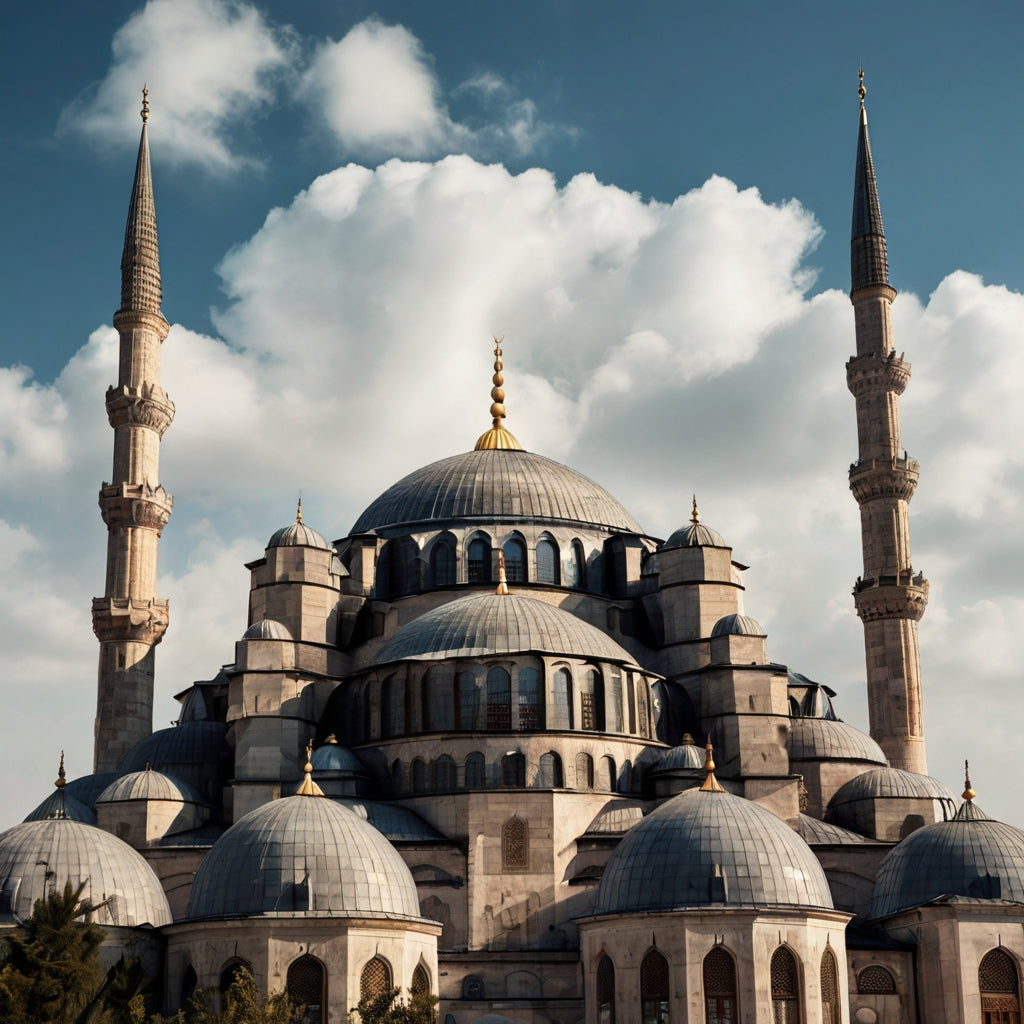 Hagia Sophia Golden Hour – Majestic Istanbul Byzantine Architecture Canvas