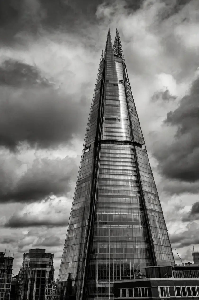 Tokyo Tower Canvas - Black & White Cityscape Photography My Store