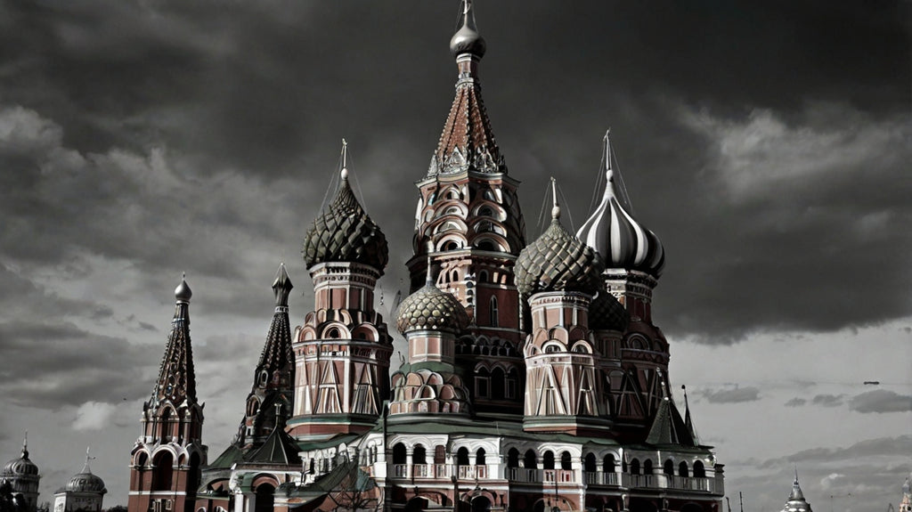 Red Square Storm – Dramatic Saint Basil’s Cathedral Photography