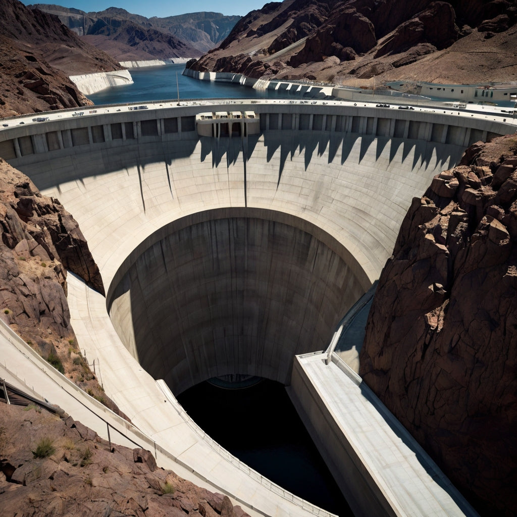 Edge of the Abyss – Hoover Dam Dramatic Aerial Photography