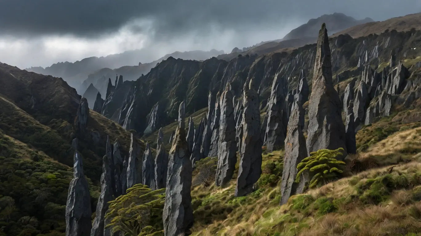 Unique Rock Formation Art - Rugged Hillside My Store