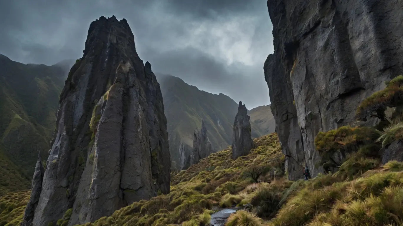 Unique Rock Formation Art - Rugged Hillside My Store