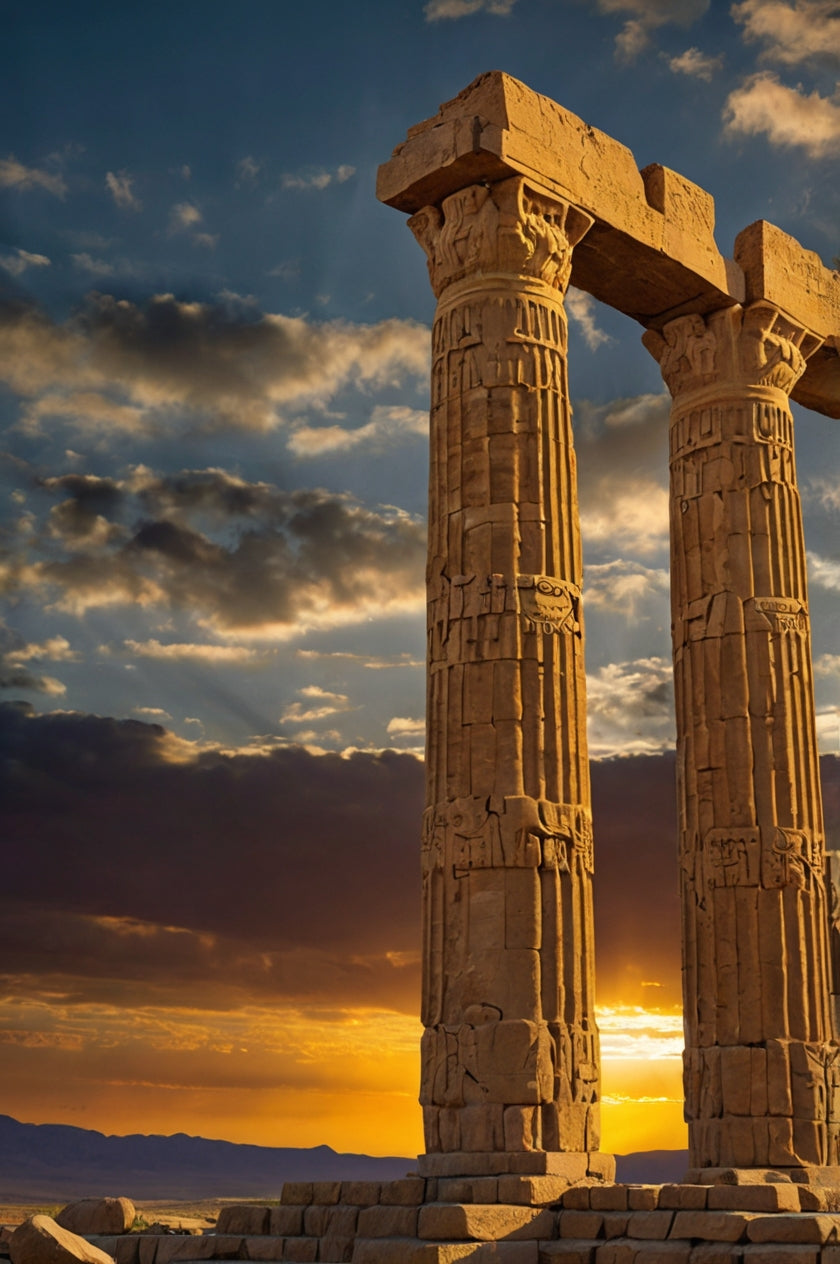 Sunset Glory of Persepolis My Store
