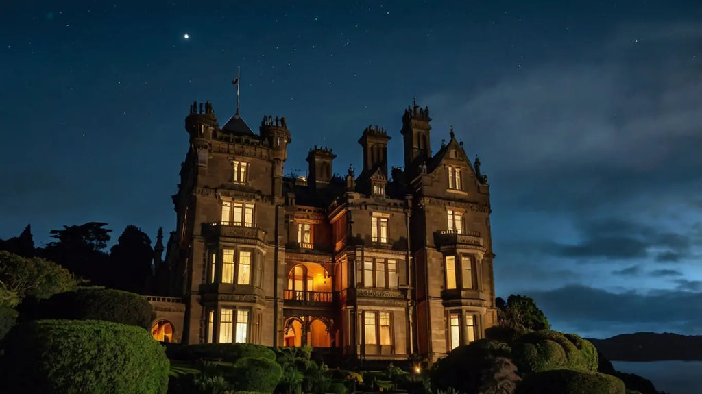 Mystic Haunted Manor: Spooky Night Art My Store