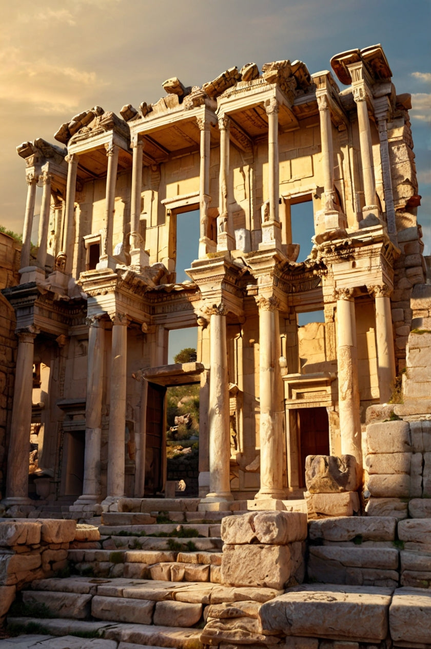 Golden Ruins of Ephesus Library