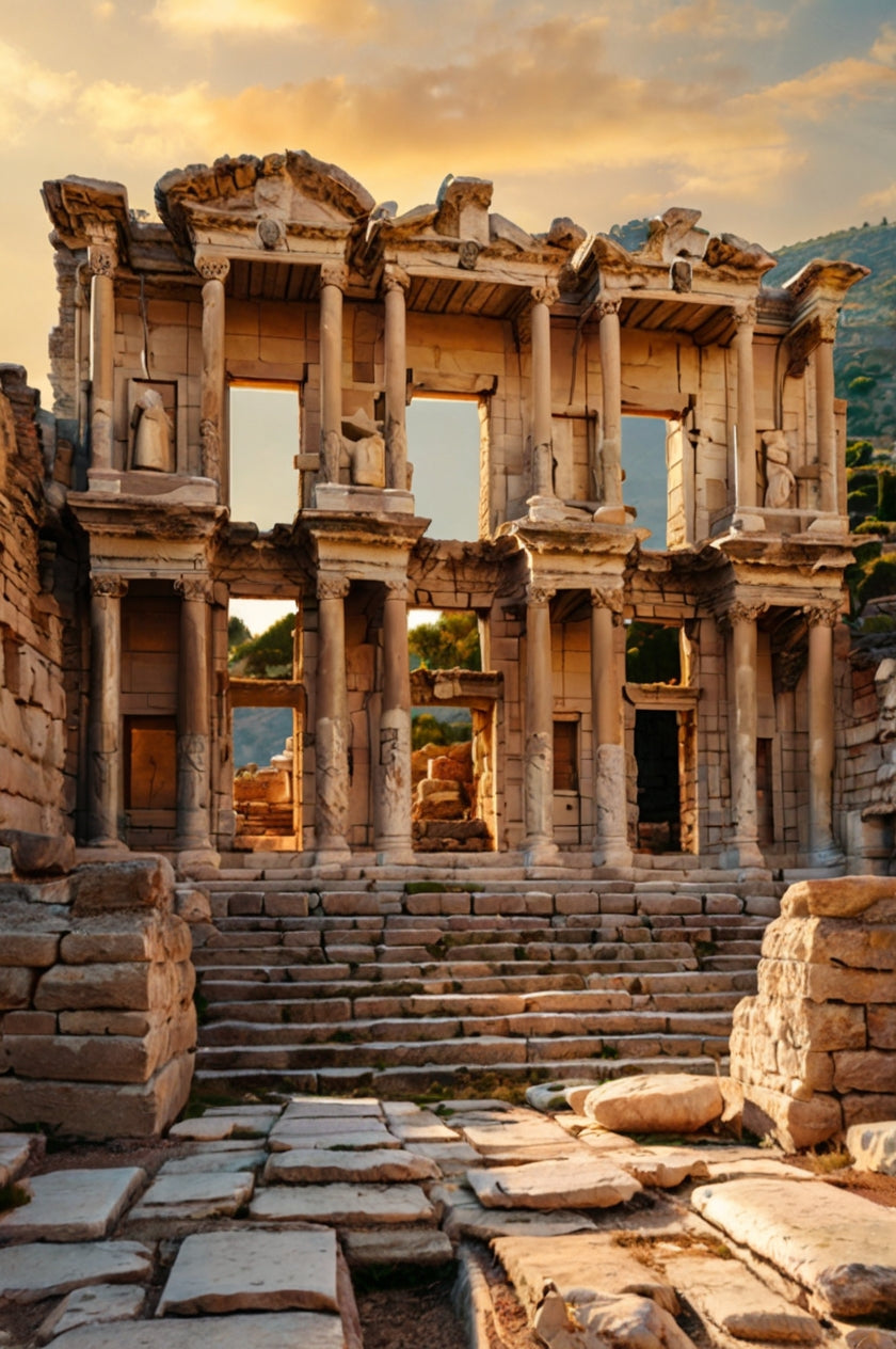 Golden Ruins of Ephesus Library