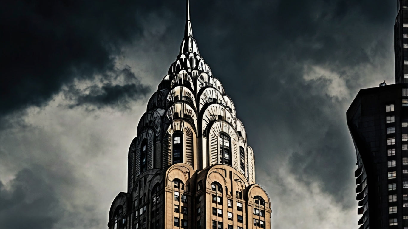 Art Deco Storm – Chrysler Building NYC Fine Art Print