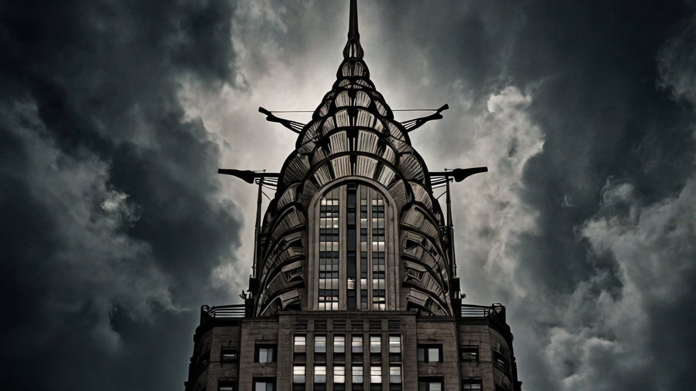 Art Deco Storm – Chrysler Building NYC Fine Art Print