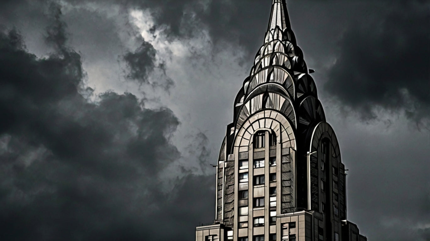 Art Deco Storm – Chrysler Building NYC Fine Art Print
