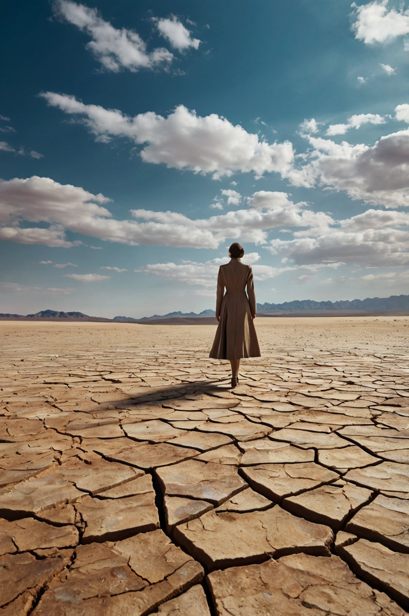 Parched Earth – Surreal Desert Fashion Photography