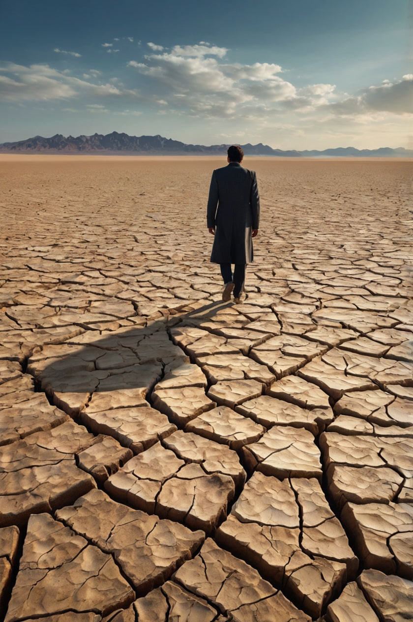 Parched Earth – Surreal Desert Fashion Photography