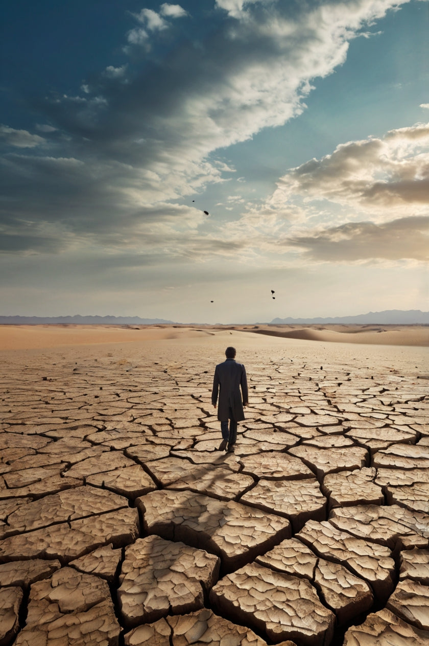 Parched Earth – Surreal Desert Fashion Photography