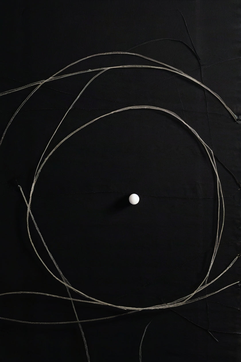 Cosmic Web – Minimalist 3D Fiber Art Installation