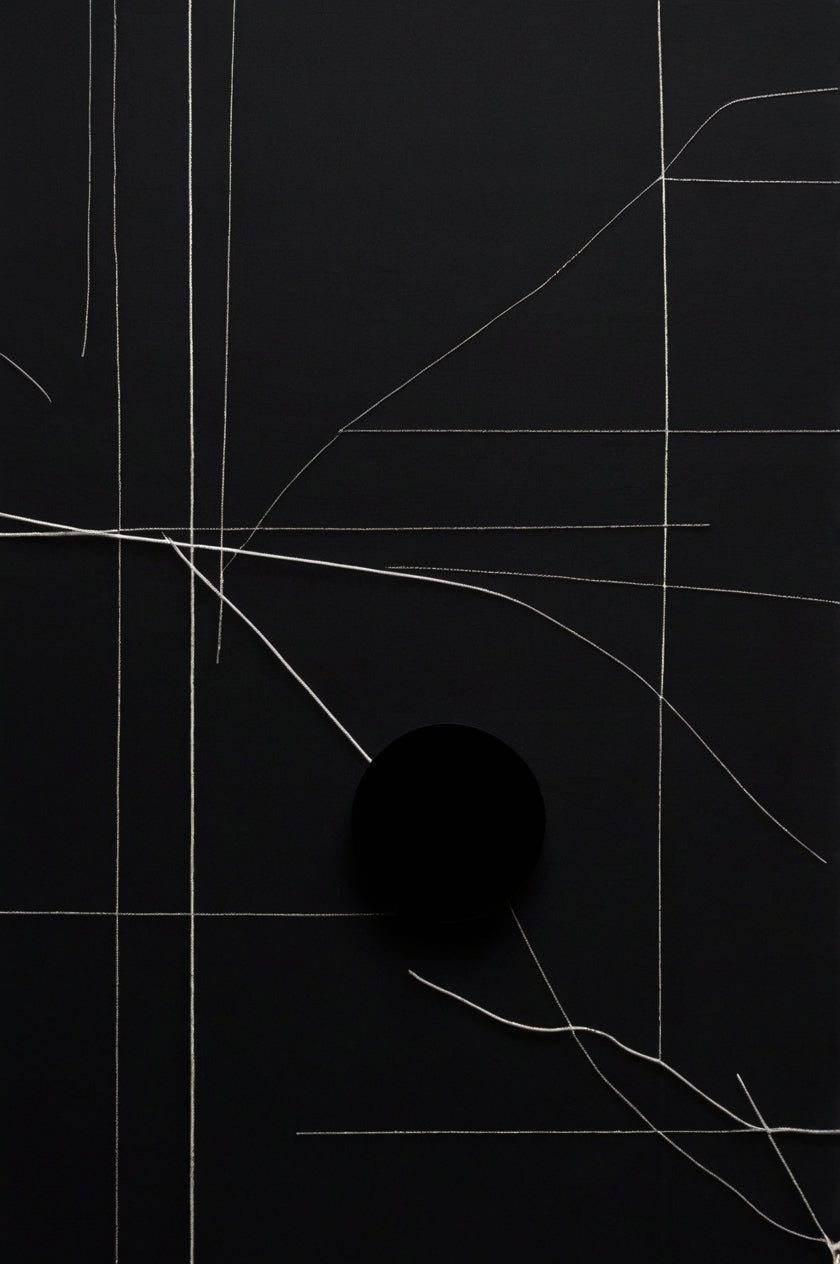 Cosmic Web – Minimalist 3D Fiber Art Installation