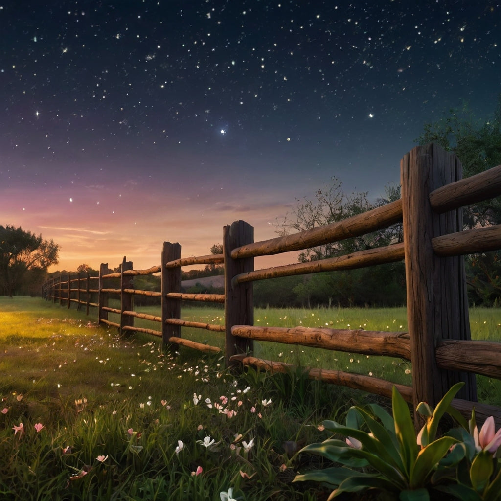 Misty Farm Landscape with Windmill and Cows My Store