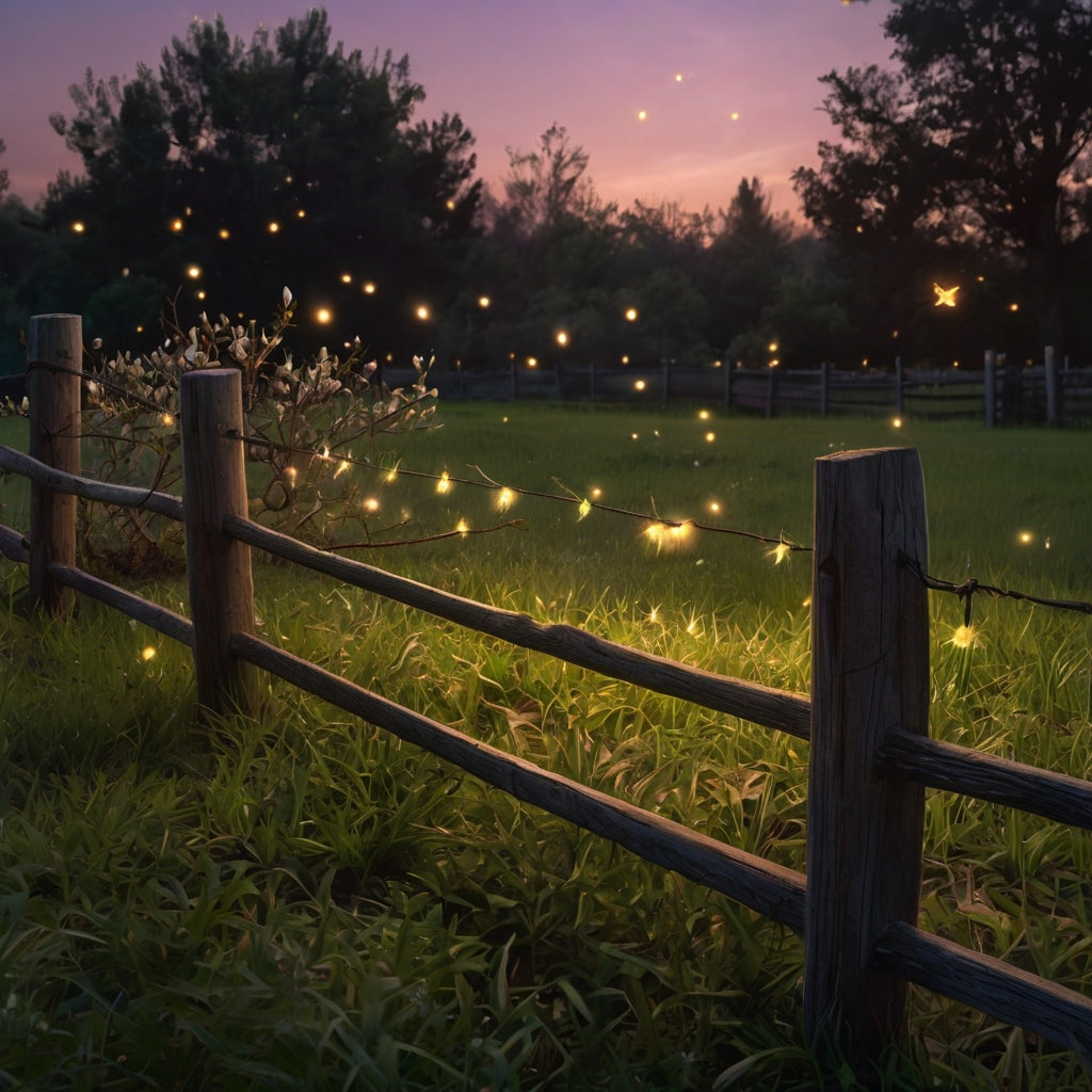 Misty Farm Landscape with Windmill and Cows My Store